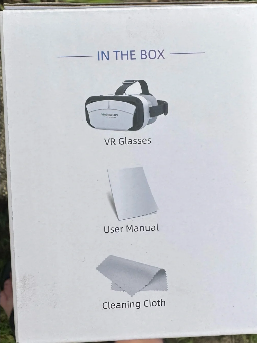 White VR Headset - Immersive Virtual Reality Glasses